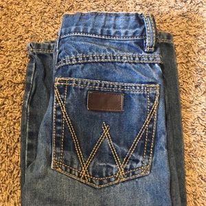 Wrangler relaxed boot fit jeans size 10 slim.